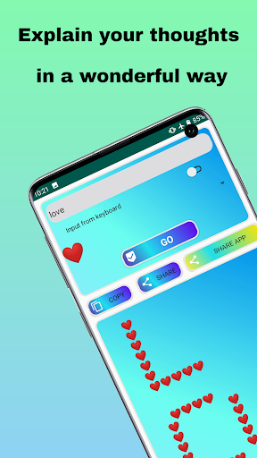 Text to emoji 🤩 emoji letter Screen 2