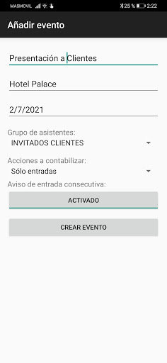 QRacceso: Control de acceso QR Screen 2