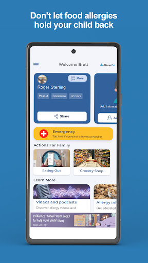 Android application Allergy Pal screenshort