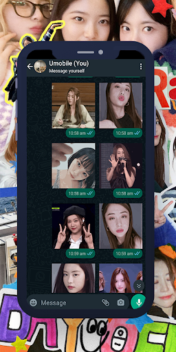 Le Sserafim Animated WASticker Screen 2
