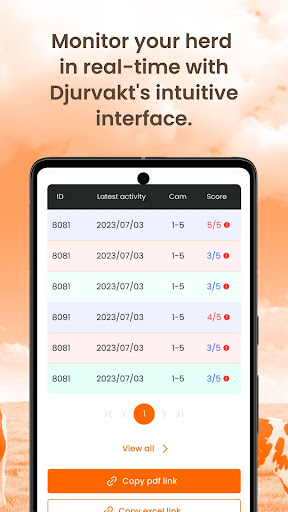 Android application Djurvakt screenshort