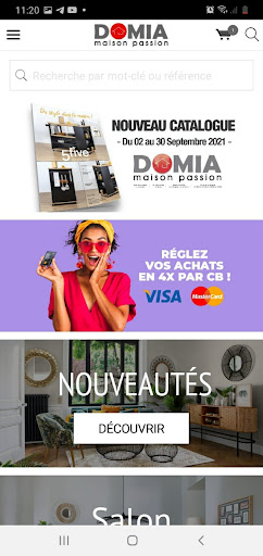 Android application Domia screenshort