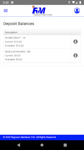 Regional Members FCU Mobile Screen 2