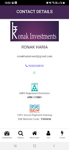 Ronak Investments Screen 2
