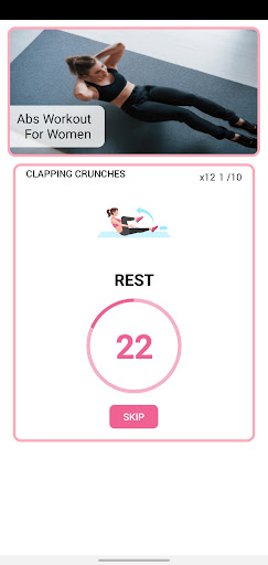 30 Day ABS Women Workout Plan Screen 2
