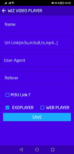Android application Wiz Player screenshort