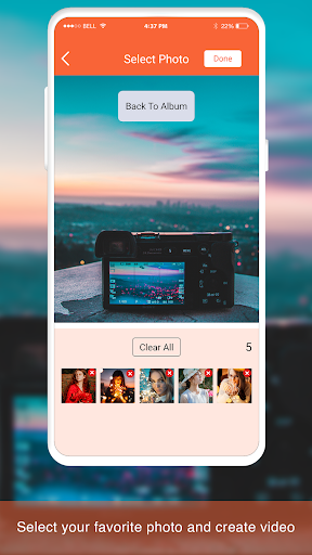Photo Slideshow & Video Maker Screen 2