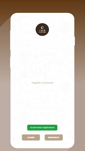 Android application Capelli e Coccole screenshort