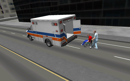 Ambulance Driving 3D Screen 3