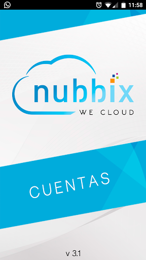 Android application Nubbix - Cuentas screenshort