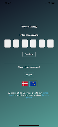 Android application Play Your Strategy screenshort