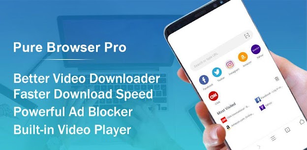 Pure Browser Pro-Ad Blocker APK 2022 (Premium Version ) 1