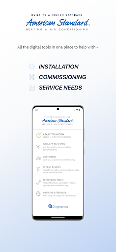 Android application American Standard® Technician screenshort