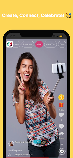 Android application Short Video App - Funzz screenshort