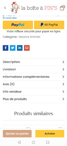 La Boite a Pin’s Screen 2