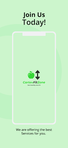 Android application Cartev Fit Zone screenshort