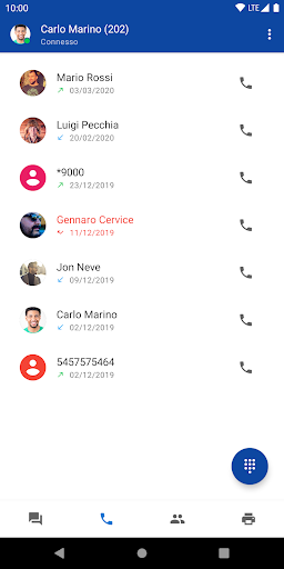 Android application VoiSmart Connect screenshort