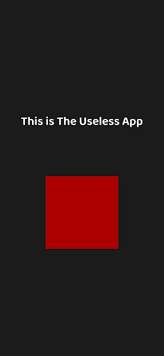 Android application The Useless App screenshort