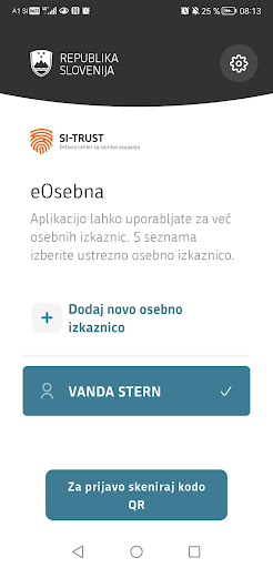 eOsebna Screen 3