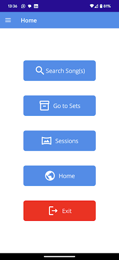 Android application Repertuar screenshort