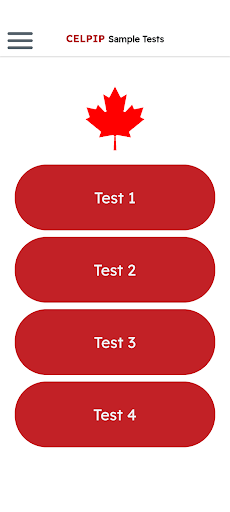 Android application CELPIP Sample Tests screenshort