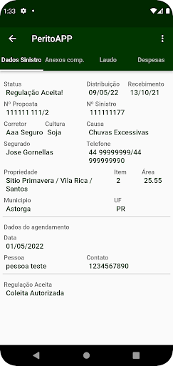 PeritoAPP Screen 3