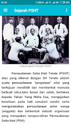 PSHT TERATE - PROFIL DAN SEJARAH PSHT