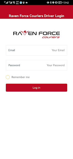Android application Raven Force Couriers - Driver screenshort
