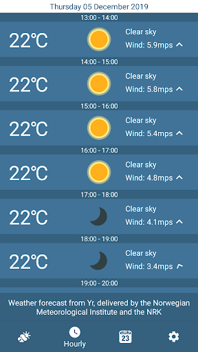 Bahrain Weather Alerts Screen 2