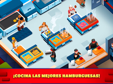 Captura 10 Idle Burger Empire Tycoon—Game android