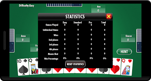 Hearts - Card Game Screen 3