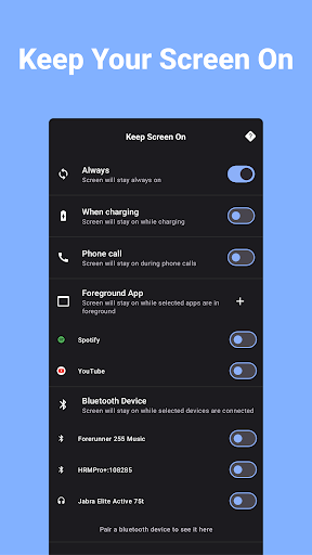 Android application Keep Screen On - Phone Call screenshort