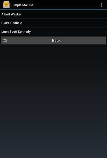 Simple Maillist Screenshot 1 - AppWisp.com