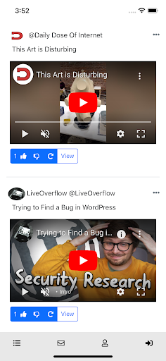 Android application Totally Social screenshort