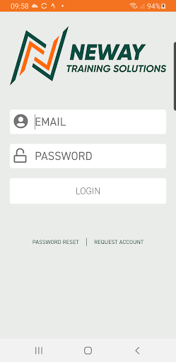 Android application Neway Training screenshort