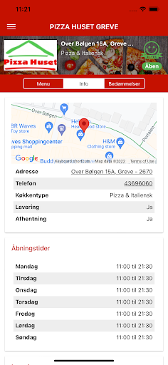 PIZZA HUSET GREVE Screen 2