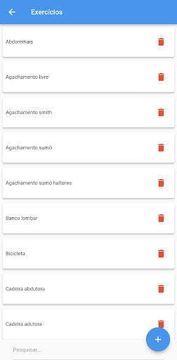 Android application Personal: Treino Fitness screenshort