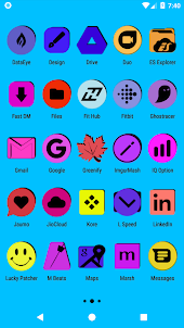 Colorful Flat Icon Pack