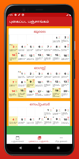தமிழ் பஞ்சாங்கம் Calendar 2024 Screen 3