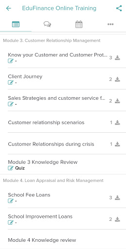 EduFinance Academy Screen 3