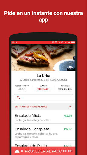 Android application La Urba screenshort
