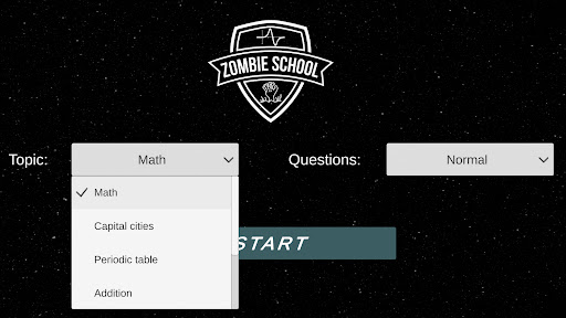 Zombie School - Question Game