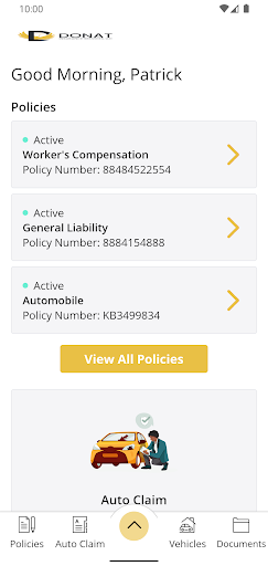 Donat Insurance Services, LLC Screen 2