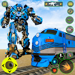 Cover Image of Download Train Robot Transformation War  APK