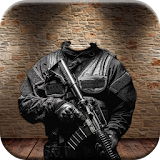 Army Fashion Suit Photo Maker icon