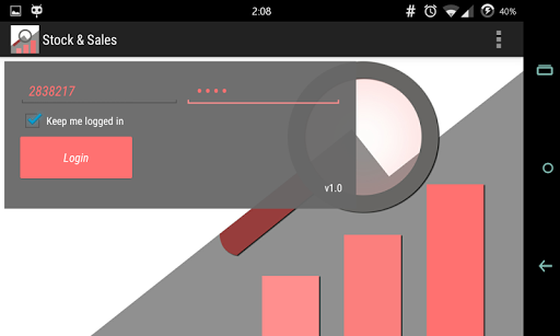Stock And Sales Screen 2