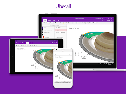 Microsoft OneNote: Save Notes Screenshot