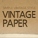 Vintage Paper Atom Theme icon