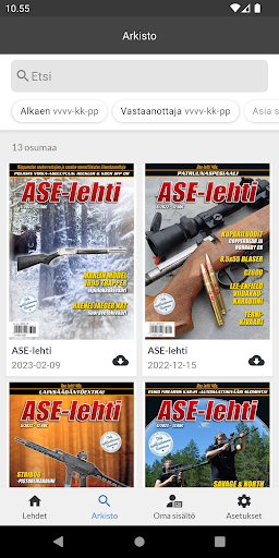 Ase-lehti Screen 2