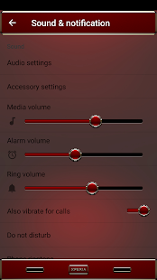 Captura de tela do tema MAGNOLIA Sony Xperia